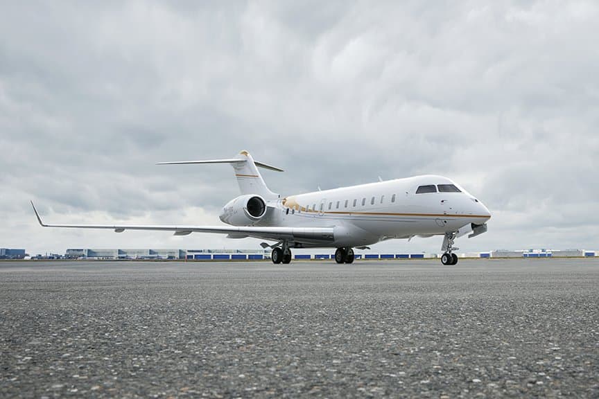 Global 5000 on the ramp